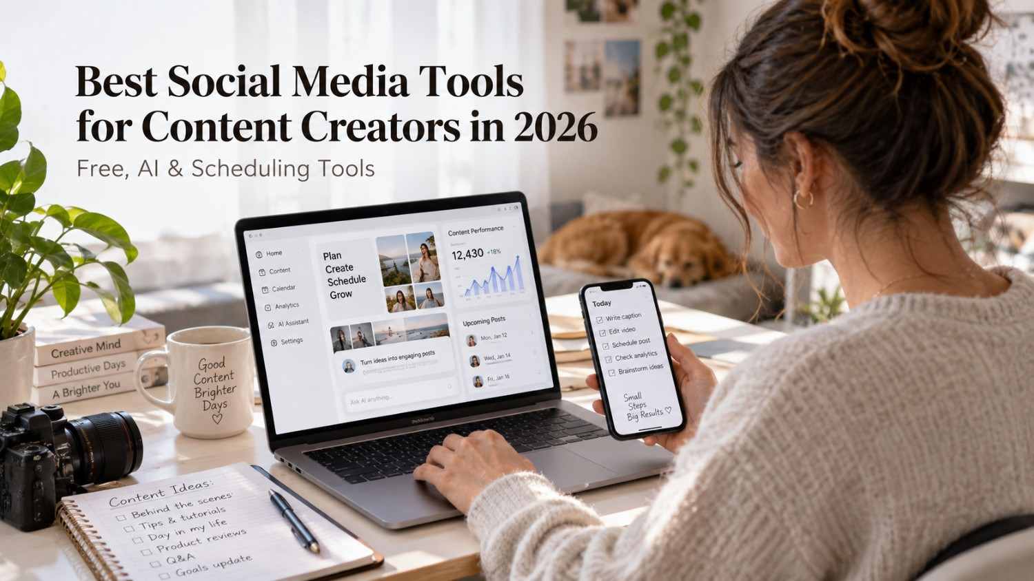 Best Social Media Schedulers for Influencers & Creators (By Follower Size) in 2026