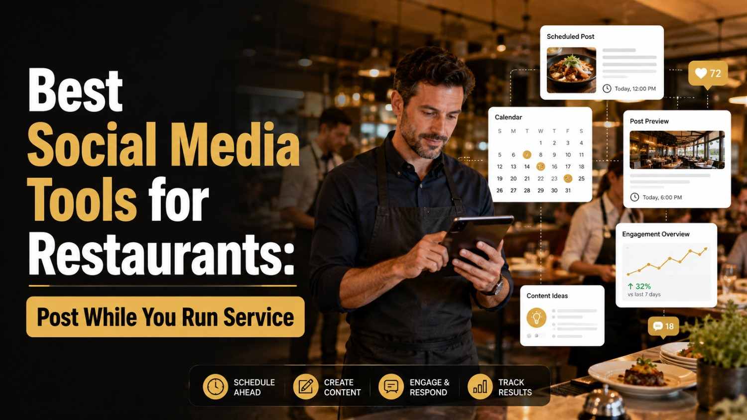 Best Social Media Tools for Restaurants: Post While You Run Service