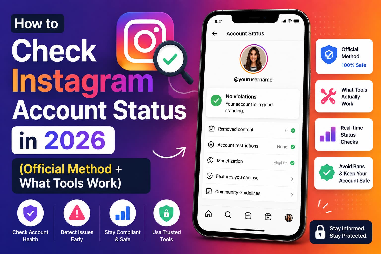 How to Check Instagram Account Status in 2026 (Official Method + What ...