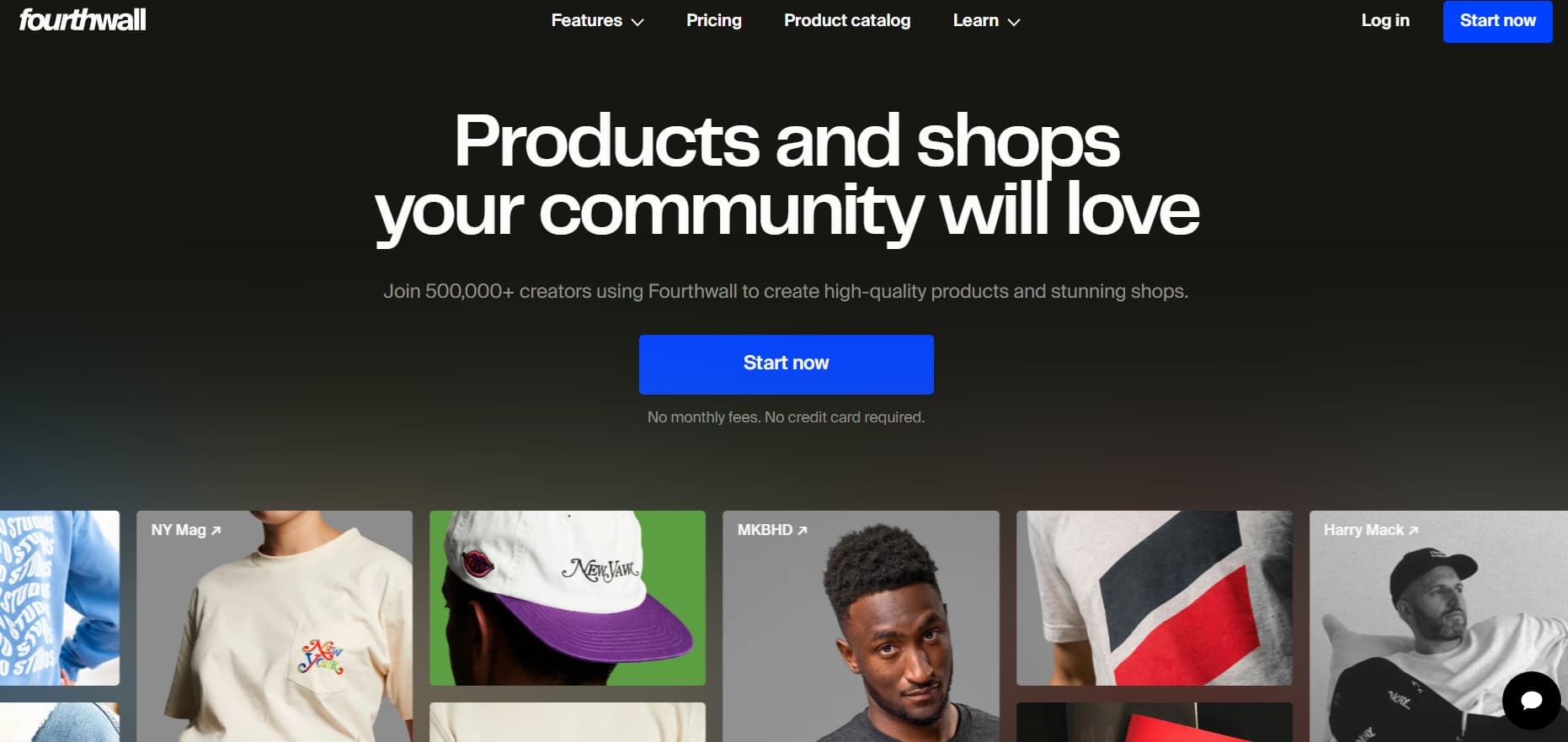 Alt text:** Hero section of the Stan Store website featuring the headline 