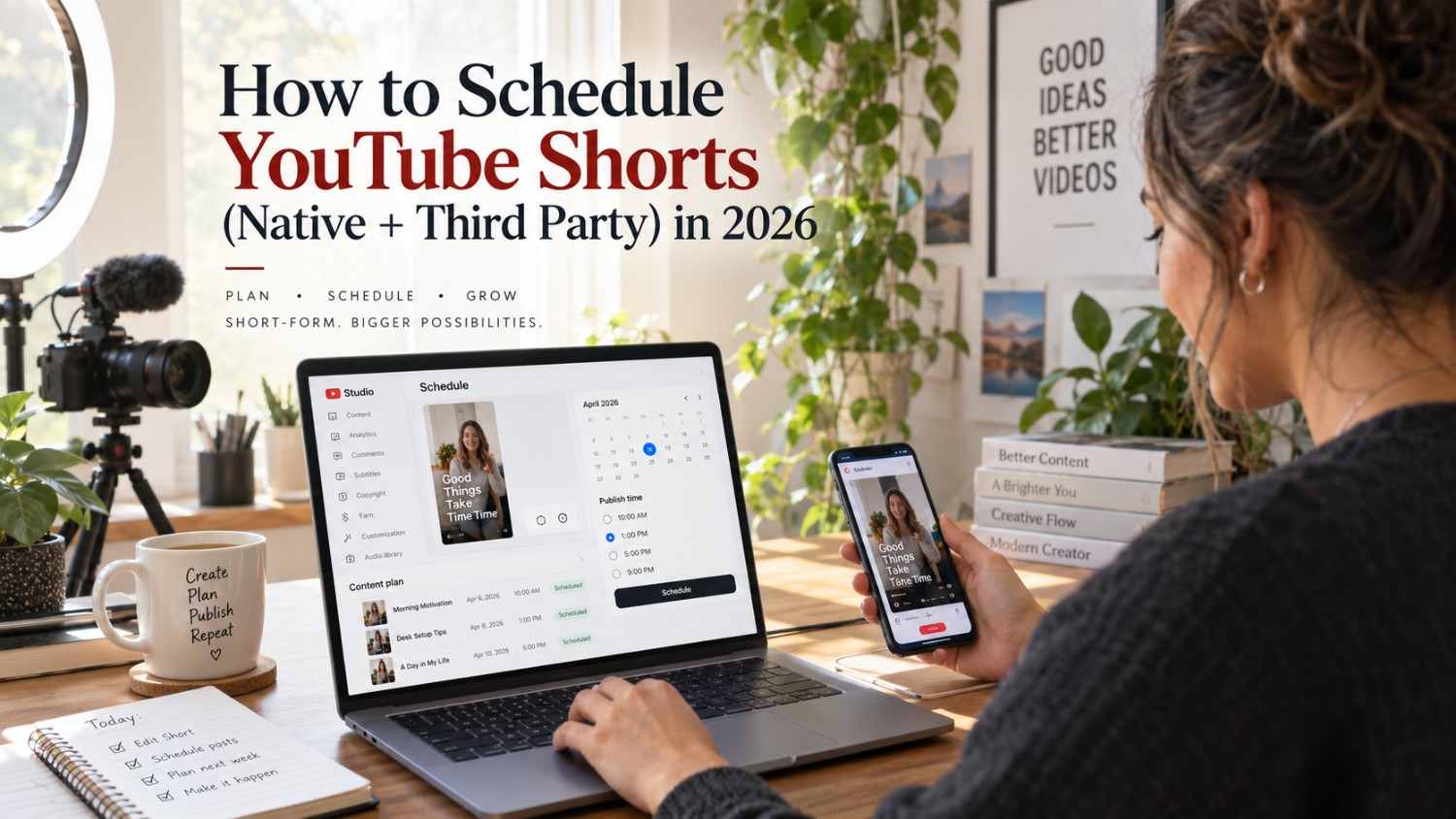 How to Schedule YouTube Shorts (Native + Third Party) in 2026