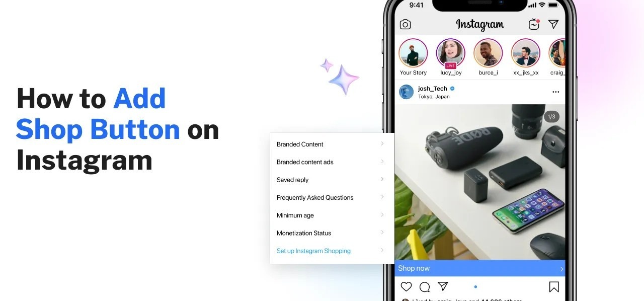 Screenshot of an Instagram business profile using InstantDM, showing 1,500 active DM automations per month and high engagement metrics in 2026.