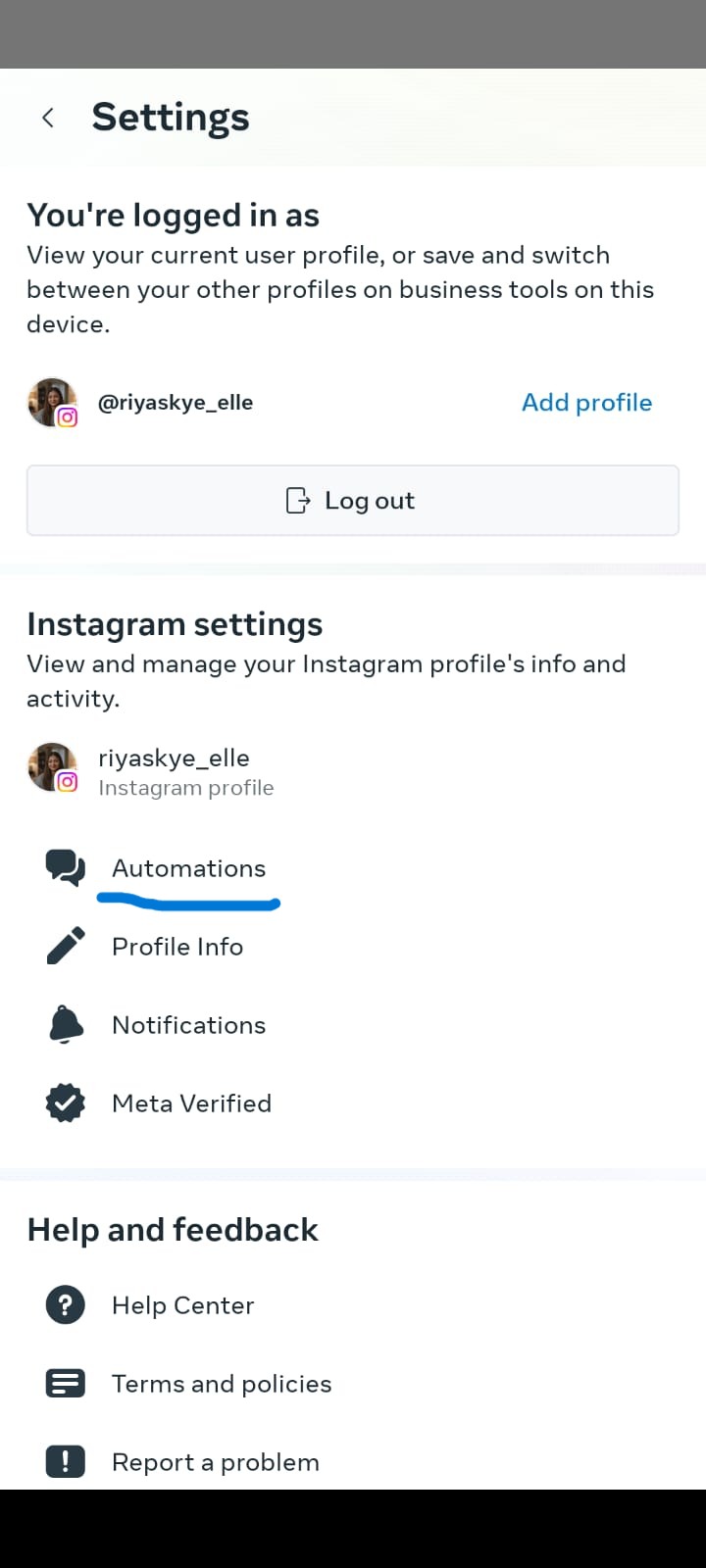 Screenshot of the Meta Business Suite