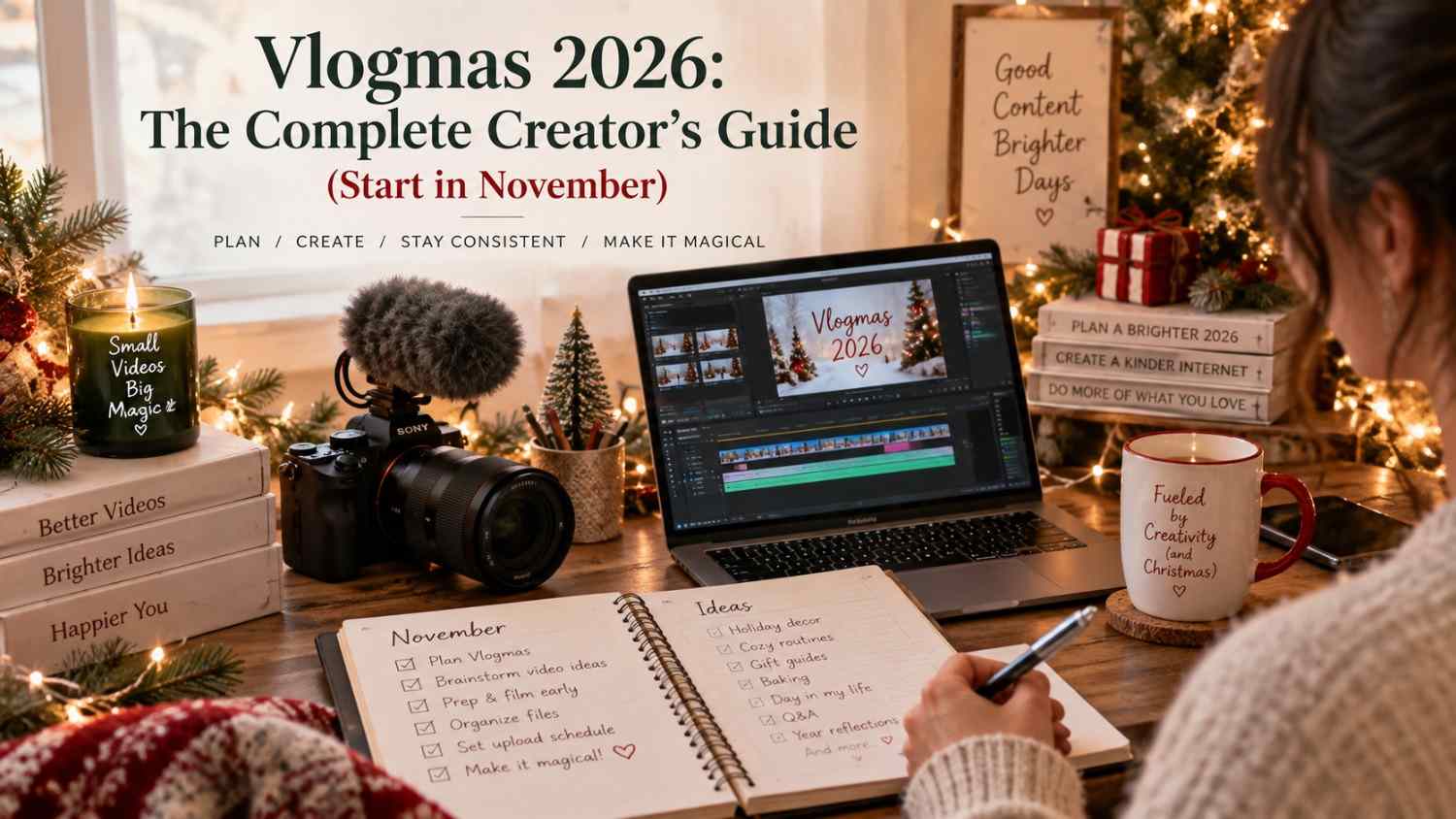 Vlogmas 2026: The Complete Creator's Guide (Start in November)