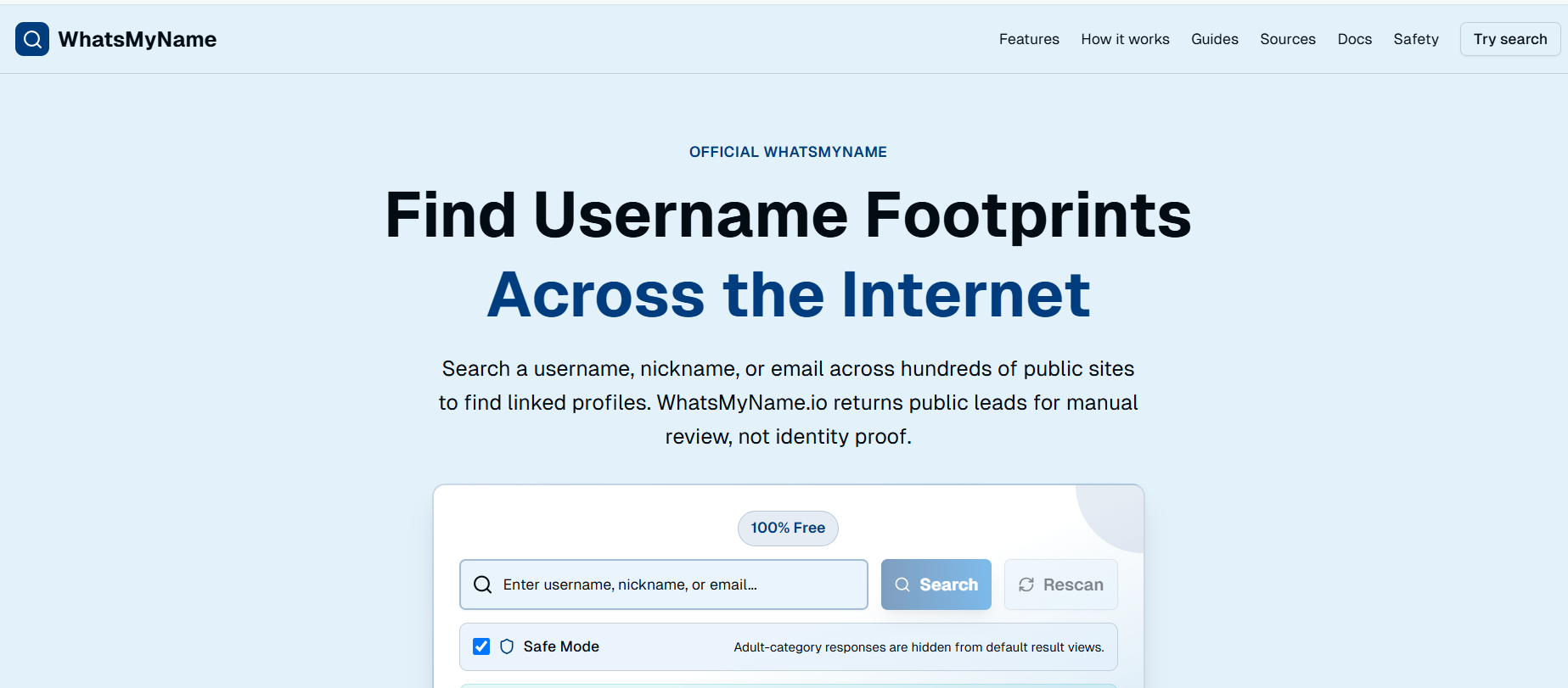 Screenshot of the Instant Username Search homepage featuring a yellow lightning bolt logo and the heading “Instant Username Search.” A search field labeled “Search username” sits below the heading, followed by the text “Instantly check username availability across multiple platforms as you type. Dictionaries & Encyclopedias.” Social platform icons for TikTok, Instagram, YouTube, Twitch, X, Facebook, LinkedIn, and Reddit appear underneath, with the note “and 65 more platforms, plus 12 domain extensions.” Purple side panels on the left and right display large “Convert PDF to Excel” ads with the PDF2XL logo.