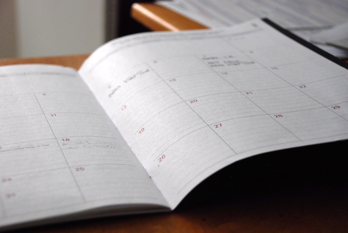 Content calendar planning