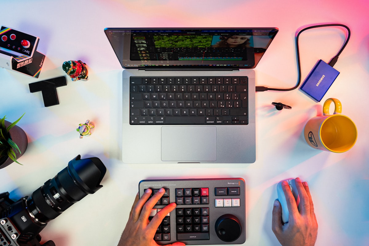 Content creator working on brand partnerships