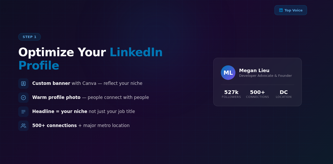 LinkedIn profile optimization tips